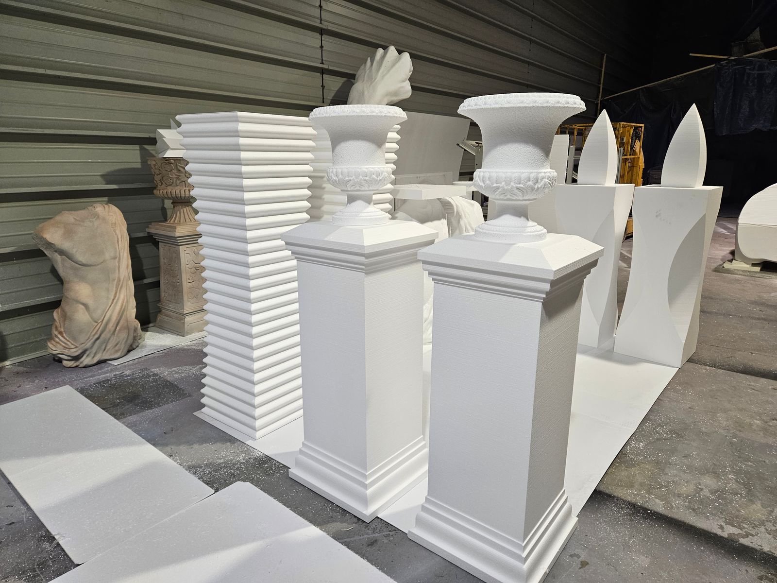 Élément décoratif imprimé en 3D - réalisation POLYSPRAY