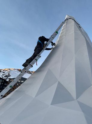 Installation décorative 3D - projet architectural personnalisé