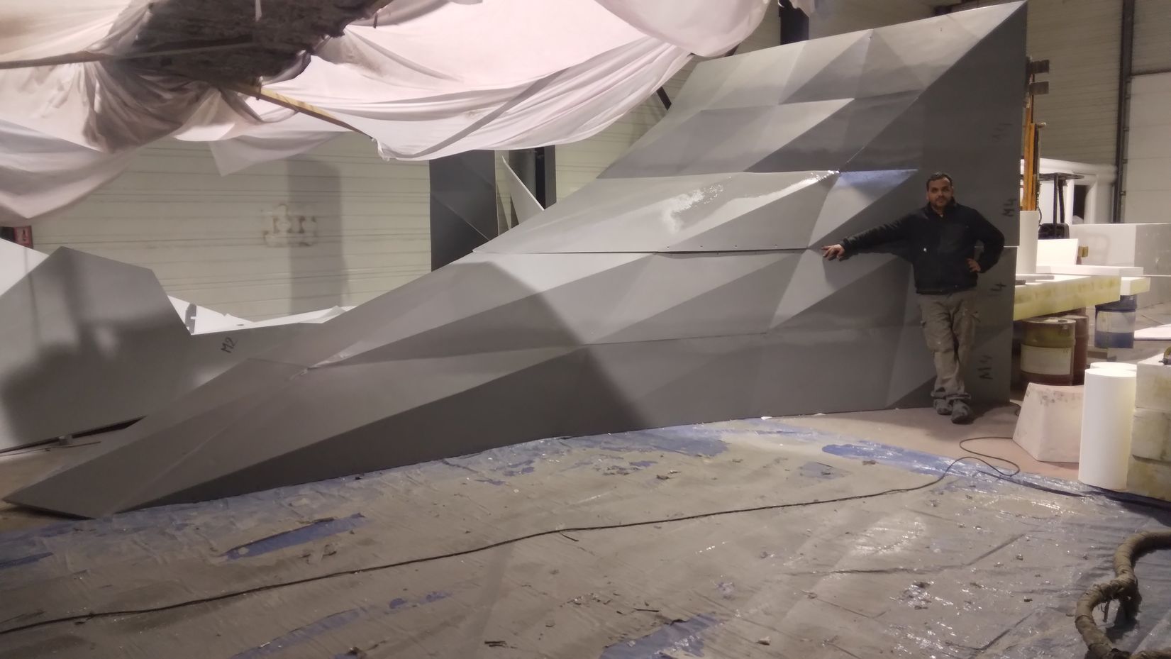 Polyspray réalisation de décors XXL