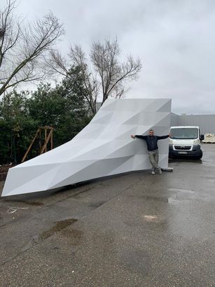 Polyspray réalisation de décors XXL