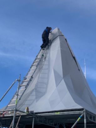 Polyspray réalisation de décors XXL