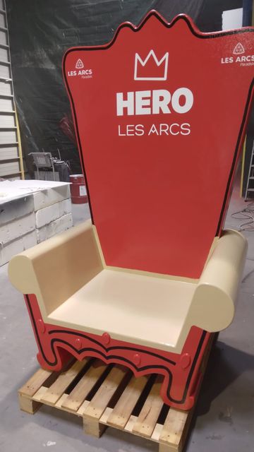 Polyspray réalisation de lettrages 3D