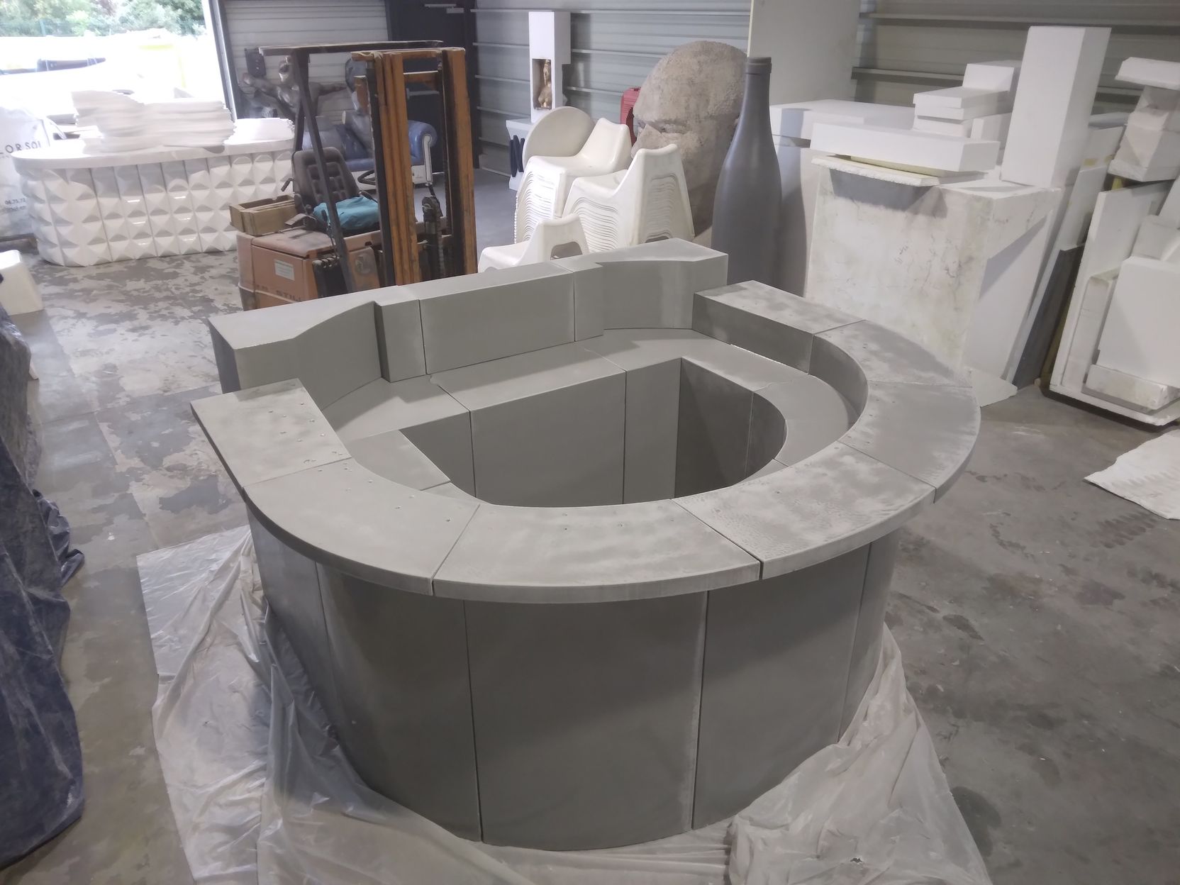 Polyspray réalisation de PLV 3D XXL