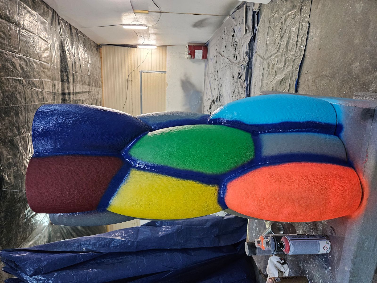 Polyspray réalisation de PLV 3D XXL