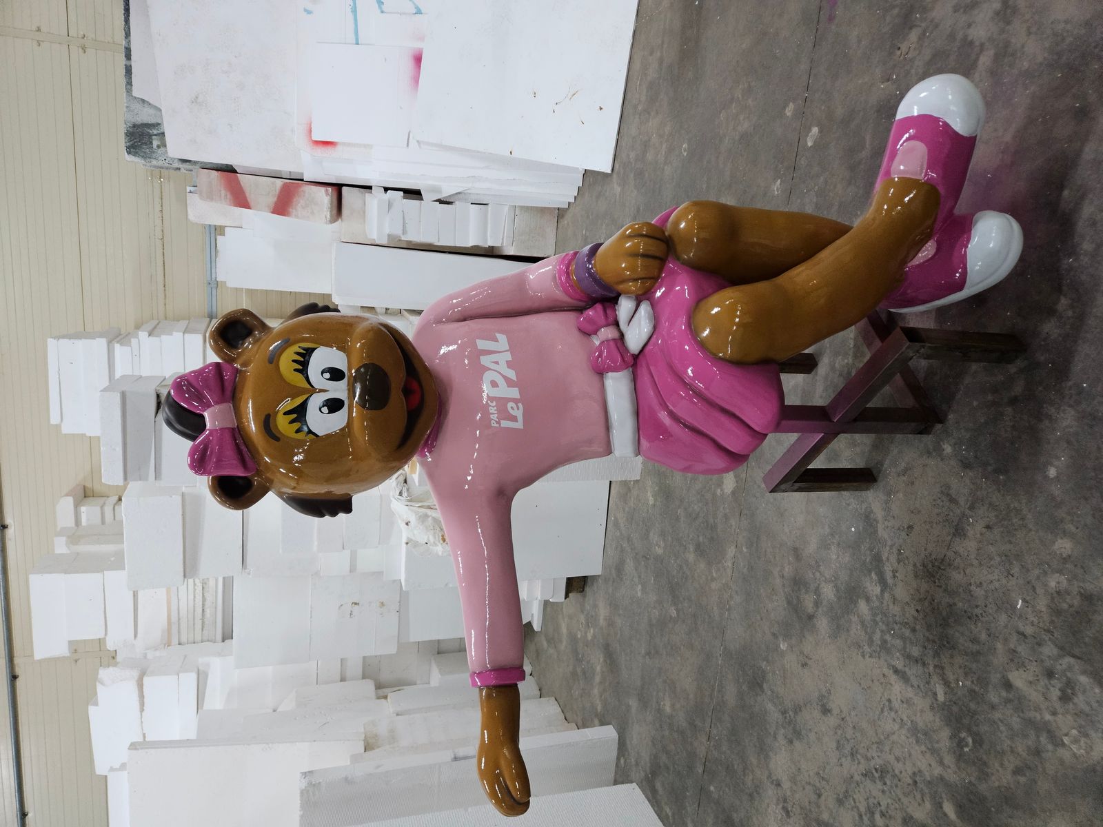 Polyspray réalisation de PLV 3D XXL