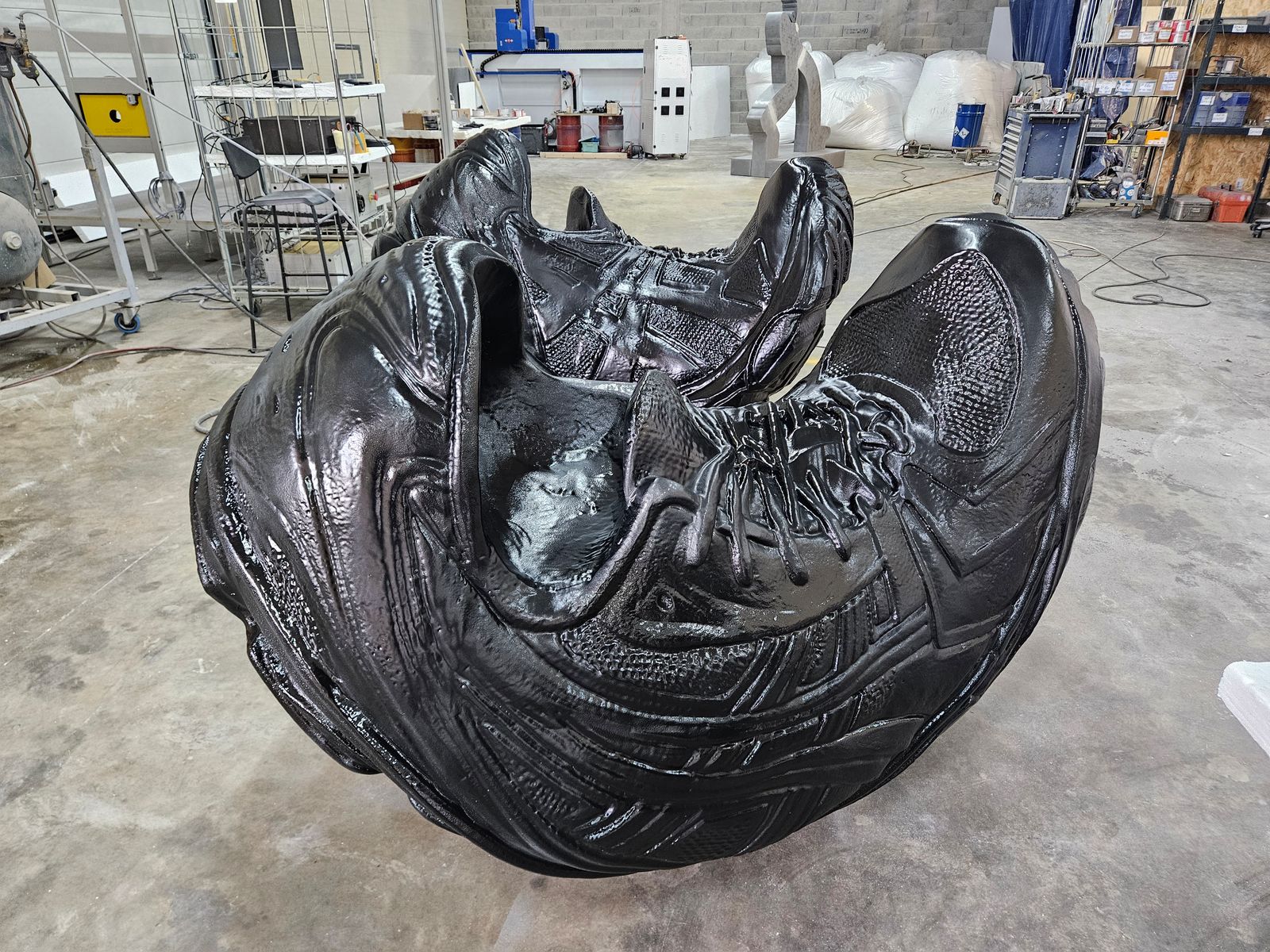 Polyspray réalisation de PLV 3D XXL