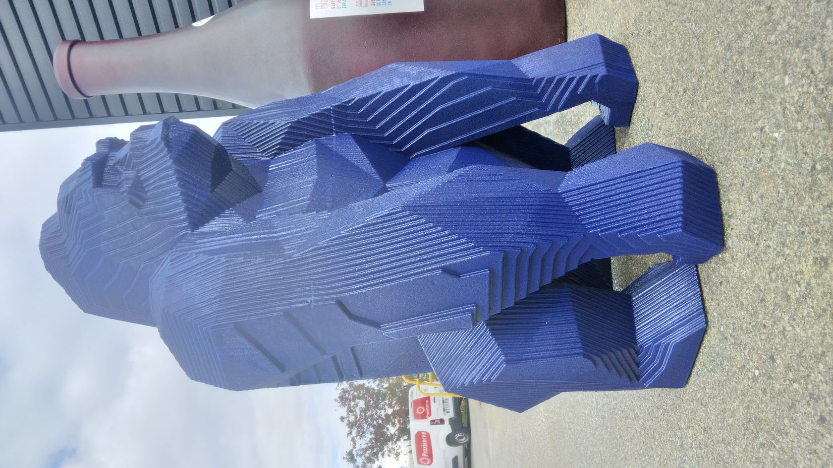 Polyspray réalisation de sculptures XXL