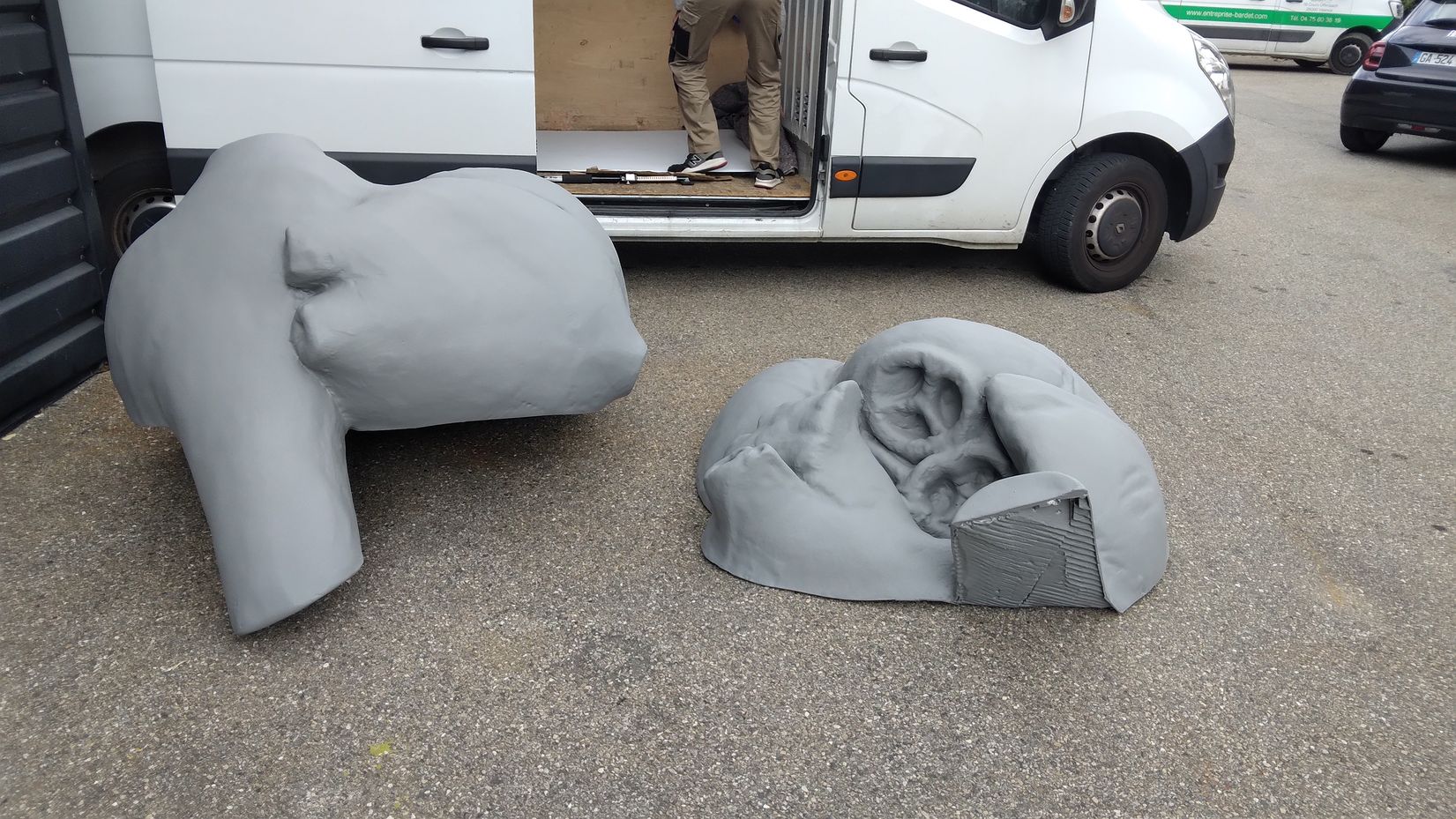 Polyspray réalisation de sculptures XXL