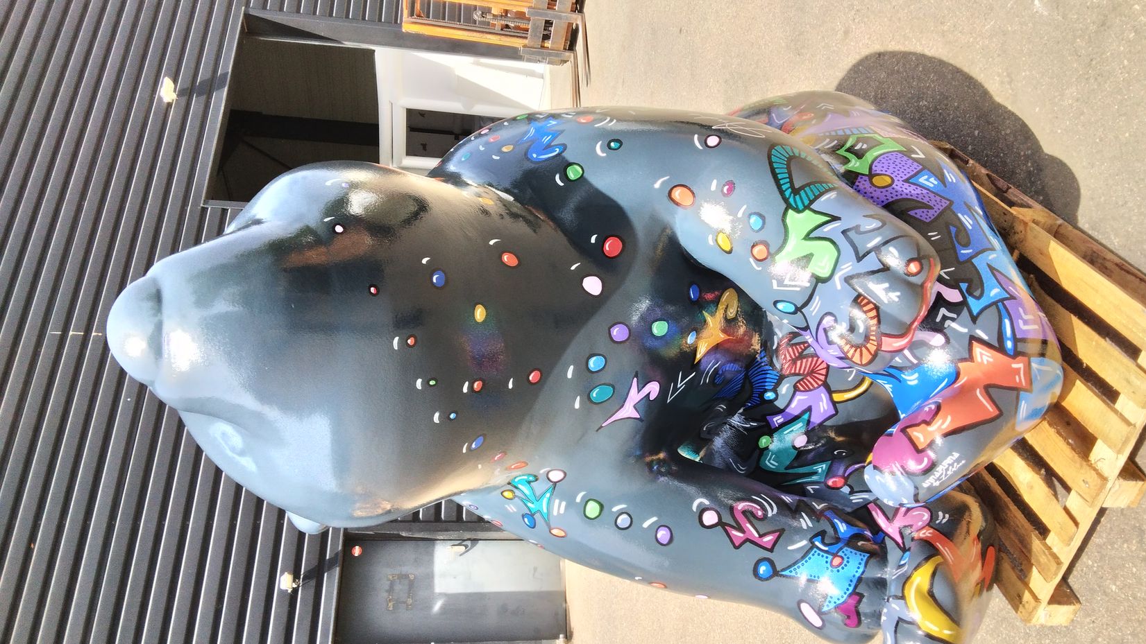 Polyspray réalisation de sculptures XXL