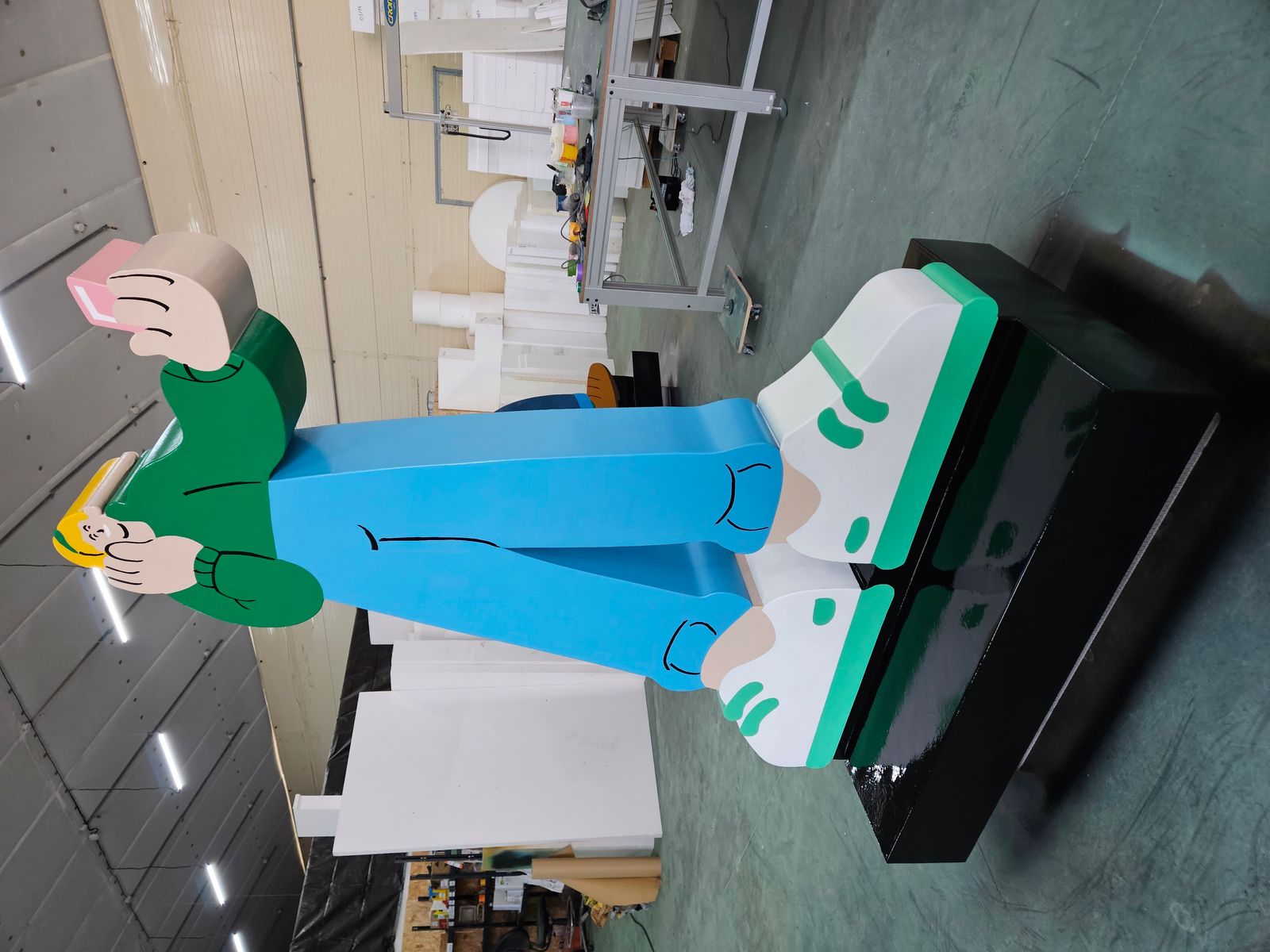 Mobilier PLV imprimé en 3D - réalisation publicitaire POLYSPRAY