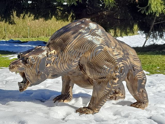 Modèle 3D grand format sculpté - expertise française