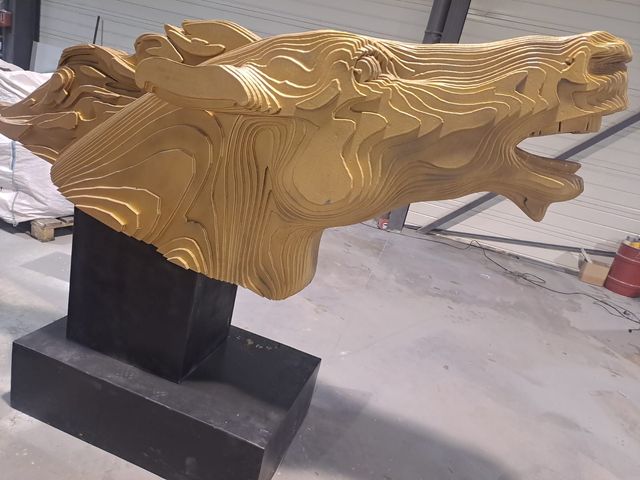 Sculpture événementielle imprimée en 3D - projet sur mesure